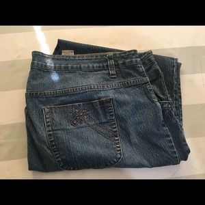 Faded Glory Jean Capris, Size 20 W